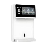 Wall Mounted Hot and Cold Water Dispenser, 3200W Instant Heat Water Cooler, 5 Precise Temperature Control, Intelligent Large Screen Touch (White)