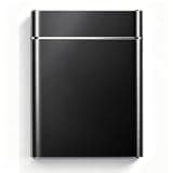 128GB Portable SSD External Hard Drive, Ultra Slim External HDD Store USB 3.0 Type-C External Solid State Drive for Creators, Gaming, Compatible with Mac, PC, Phone