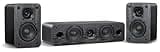 Saiyin 3.0 Passive Home Theater System, Stereo Surround Sound Speakers with Horn Tweeter, Crystal Clear Dialogue, 150W Peak Power for Home Audio/RV, Amplifier Required (Cable Not Included)