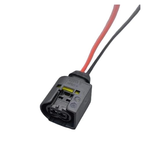 automotive wire connectors 2 Pin Ignition Coil Pump Socket Crankshaft Position Transducer Automotive Connector 1685452928 1685453028 09441212 A1685452928 Car maintenance(Black,100set)