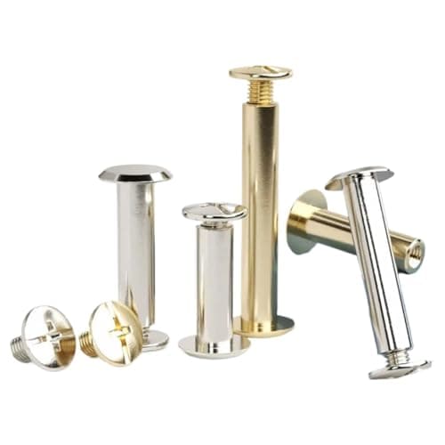 20pcs Account Album Screws Female Rivets Butt Binding Screws Household Bolts Luggage Tool Hardware Accessories 10-50mm(M5x30mm)