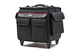 MCY LTPJ-RB03 Business Projector Case Rolling Briefcase Laptops - Large, 16x17x12.5 inches