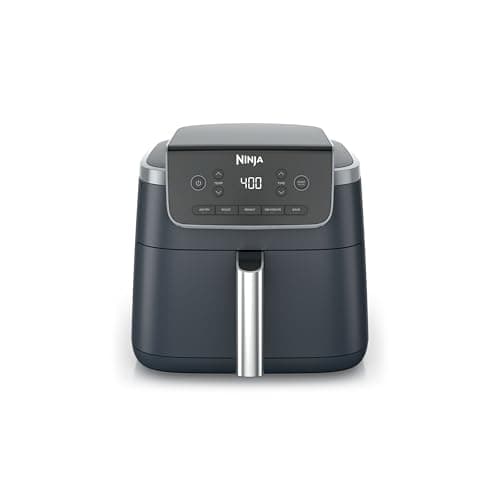 Ninja Air Fryer Pro 5-in-1 | 5 QT Capacity, Air Fry, Bake, Roast, Reheat, and Dehydrate, Air Crisp Technology | Nonstick Basket & Crisper Plate | Cyberspace | AF142BL