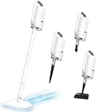 Steam Mop Cleaner with 23FT Power Cable， 2 Microfiber Pads,2 Modes， 400ML Removable Tank