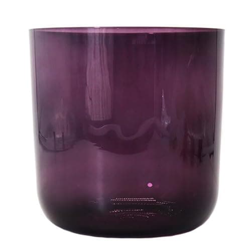 YLFFFZZZ Purple Alchemist Crystal Singing Bowl, Quartz Singing Bowl, Meditation Props, Relieve Fatigue Anxiety, for Beginners and Professionals (Color : 6 Inch B Note, Size : 432Hz)