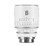 135mm T2.4 INFINTE MF Full Frame Cine Lens for Landscape Photography, Compatible for Canon EF PL Mount,for Photography(White,EF)