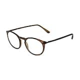 Foster Grant Women S Mckay Glasses E.readers™ Blue Light Reading, Brown, 48mm US