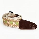 Bffcnl Guitar Strap with Leather Ends Jacquard Woven Guitar Strap Stylish for Bass Instrumentalists, HT501