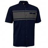 MMCC Men’s Classic Mechanic Button-Up Shop Shirt with Microfiber Cleaning Panel - Dual Chest Pockets