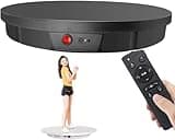 Large Rotating Display Stand with Remote, Rotating Display Stand, Control Photography Motorized Turntable 360º Rotating for Product Display-Plug-in Photography Turntable
