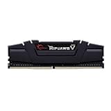G.SKILL RipjawsV Series DDR4 RAM (XMP) 16GB (1x16GB) 3200MT/s CL16-18-18-38 1.35V Intel AMD Desktop Computer Memory U-DIMM - Black (F4-3200C16S-16GVK)