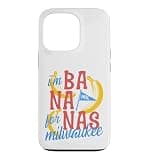 Milwaukee Banana Pun Funny Bananas City Case for iPhone 13 Pro