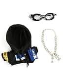BAIKEA Doll Clothes for 17cm Dolls Fashion Accessories for Dress Up No Doll Black
