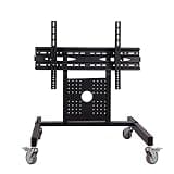 SDdPulse TV Mount,Sturdy Wall-Mounted Monitor Stand 32-65 inch TV Floor Black Rack, Wrought Iron Vertical Pulley Display Bracket Good