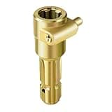 JoJoiasTop PTO Extender, 1-3/8" 6 Spline Female, 70HP Quick Release, Silver, for Bush Hog Kubota Finish Mower Snow Blower