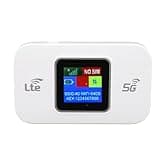 4G LTE Modem, 300Mbps High Speed Mobile Router for Phone Tablet, Up to 10 Devices, Secure and Encrypted, 3000mah, for Cell Phones Laptops Computers Smart TVs