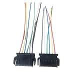 2/4/10pcs/lot 6 Pin/Way Rear Lamp Socket Plug Taillight Connector Wire Harness Cable Pigtail for B5 893 971 636(2pcs)