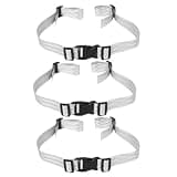 Garneck 3pcs Adjustable Highchair Straps and Infants, Imitation Nylon Safety Harness with Quick Connection and Enhanced Stability, for Home Dining and Stroller Use