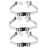 Garneck 3pcs Adjustable Highchair Straps and Infants, Imitation Nylon Safety Harness with Quick Connection and Enhanced Stability, for Home Dining and Stroller Use