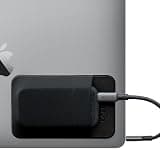 Slipdrive - Portable Hard Drive Sleeve for Laptop - SSD Solid State Drive - Reusable Adhesive - Stick on External Hard Drive Carrying Case - Pocket Pouch (Small, Black)