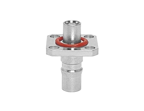 BJDZ 50 Ohm QMA Female 4-Hole Flange to MCX Female Coaxial Cable Adapter, Telecom Devices, Test equirment.