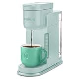 Keurig K-Express Single Serve K-Cup Pod Coffee Maker, 3 Brew Sizes, Strong Button Feature, 42oz Removable Reservoir, Mint