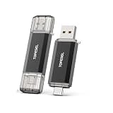 TOPESEL Type C 2 Pack 32GB USB C Flash Drive Dual 2-in-1 Thumb Drive USB 3.0/3.1 Gen1 Drive 32 GB USB-C Memory Stick with LED Indicator for Easy Data Sharing Between PC and Smartphones