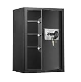 fireproof safe Large Electronic Safes with Digital Keypad Home Security Safe Box, for Storage Cash Documents Valuables