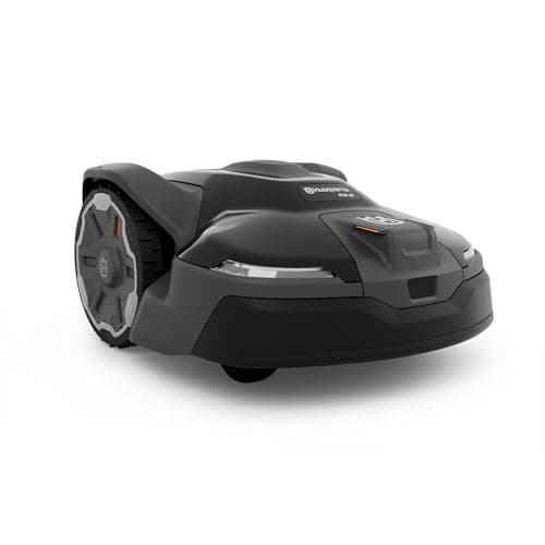 Husqvarna Automower 410iQ Robotic Mower, 0.5 Acre Mowing Capacity, Wire Free Robot Lawn Mower with Charging Station, RS1 EPOS Reference Station and Replacement Blades