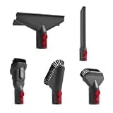 Vacuum Flat Suction Nozzle Head，Compatible with Dyson V7 V8 V10 V11 V12 V15 Mattress Brush Head Round Brush Soft Brush Parts Accessories(5-piece Set)