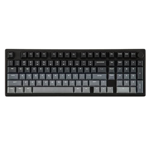 EPOMAKER Galaxy100 Lite QMK/VIA Gaming Keyboard with 8000mAh Battery and Numpad, 1800 Aluminum Mechanical Keyboard, USB-C/BT/2.4Ghz, Hot-Swap, Creamy Sound (Black, Wisteria Linear Switch)