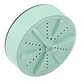 Omquot Mini Portable Smart USB Washer Deep Clean Foldable Bucket for Outdoor Travel (Green)