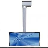 UHRLGHS Adjustable Ceiling TV Mount Bracket, Motorized TV Mount for 50-90 Inch TVs, Hidden Drop Down TV Lift with Auto Lifting, Motorized TV Stand with Remote Control a,