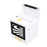 Zunate Smart AI Voice Sticker Printer, 2.4 Inch Portable Thermal Label Maker for Kids and DIY, HD Preview Screen, Bluetooth Inkless Mini Printer (White)