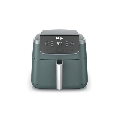 Ninja Air Fryer Pro 5-in-1 | 5 QT Capacity, Air Fry, Bake, Roast, Reheat, and Dehydrate, Air Crisp Technology | Nonstick Basket & Crisper Plate | Sage | AF142GN