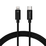 Questyle USB C DAC OTG Cable 4ft/1.2m Audio Adapter for iPhone 13/12/11/X/8/7/6/Plus, iPad Pro/Air/Mini, iOS15 to Type C Male Adaptor (Only fit for Amplifier M12i M15i)