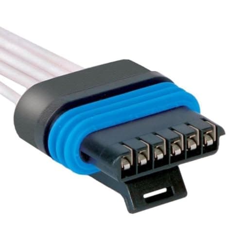 KarParts360 for Pontiac Grand Prix 1995 1996 Multi-Purpose Pigtail | Black | Included Wire Harness | Female Terminal Gender | Rectangular | Blade Pin Terminal | 6 Terminals | for 12167121