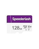 Micro SDXC Memory Card 128GB-Speederlash Camera Plus TF Card with Adapter, U3, V30, Up to 90MB/s Read Speed, 4K UHD&5K Video Support, A1 Rated, Waterproof, for Security Camera, Dashcam