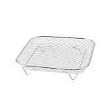 Air Fryer Rack Stackable Multi-Layer Stainless Steel Dehydrator Rack Air Fryer Basket Tray For Kitchen Accessories(Square 1Pc)