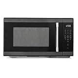 1.1 Cu Ft Countertop Microwave Oven, Black Stainless Steel -Delivers Fast, Even Heating With 10 Adjustable Power Levels For Precision Cooking, Easy-to-use Interface With LED Display