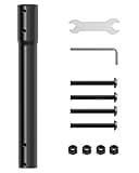 Putilsen Mount TV Ceiling Mount Extension Pole for 43-86" & 50-100" TVs – 415mm (16.3") Drop Rod Kit, Heavy Duty Steel Tube with M8 Bolts & Tools, Extends Your Existing Ceiling TV Mount