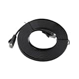 DECORNIJIA Cat6 Ethernet Cable 15 Meter Flat Network Cable with Copper Core and PVC Jacket for Computer and Modem, Fast Data Transmission Wire for Gaming and Kitchen Use