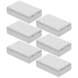 Amosfun 6pcs Portable Hidden Safe Box Dual Functionality Secret Money Storage Container Made of Sturdy Abs Plastic for Home Use and Travel