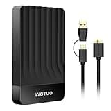 YOTUO Portable 500GB External Hard Drive Storage Expansion Mobile HDD USB 3.0 for PC, Mac, Desktop, Laptop, PS4, Xbox One, Xbox 360, Android, iPhone 15/16/17, Office & Game (Black)