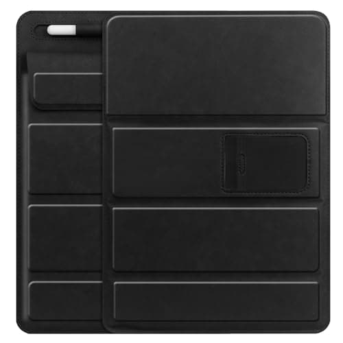 HurrayA Tablet Sleeve Case for iPad Pro 11" for iPad Air 5th/4th Generation 10.9", Slim Fit Leather Protective Cover Carrying Case Bag, for iPad 10.9"/10.2", for iPad Air 10.5"(Black)