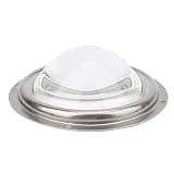 100mm 60° Condenser Lens for LED Spotlight, Optical Glass LED Lens with Rubber Circle and Fixed Bracket, Aspheric Design for 20W–200W High - Power LED Chips
