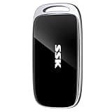 SSK 1TB SSD External Hard Drive, Portable SSD Drive up to 2000 MB/s, USB 3.2 Gen2X2 External Solid State Drives for iPhone 15/16 PRO、Mac、Phone OTG、Laptops with LED Indicator