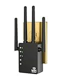 WiFi Extender Signal Booster for Home, WiFi Extender, Long Range up to 12880 Sq Ft and 105 Devices, Internet Extender WiFi Booster, WiFi Repeater with Ethernet Port