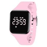 A ALPS Kids Watches for Girls Digital Sport Watch with Step Counter Pedometer Vibration Alarm No App Waterproof Fitness Tracker Kids Watch Girls Students Ages 5-16