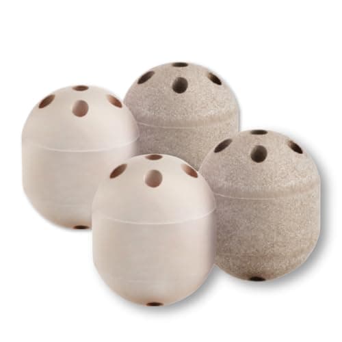 LEAF HOME Refrigerator Deodorizer Stones (4 Pack), Long-Lasting Unscented Ceramic Odor Absorber for Fridge & Freezer, Closet & Shoe Cabinet, Reusable Natural Odor Eliminator